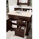 preview thumbnail 7 of 34, James Martin Vanities Brookfield 36" Single Vanity, Burnished Mahogany