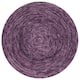 SAFAVIEH Handmade Ikat Jaycie Wool Rug - 6' Round - Purple
