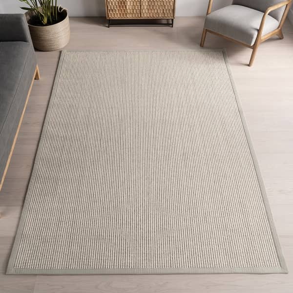 slide 2 of 19, Nuloom Monica Geometric Wool Area Rug 2'6" x 8' Runner - Grey