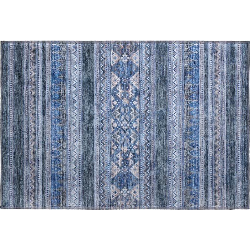 Premium Washable Super Soft Boho Stripe Mayfield Rug