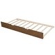 preview thumbnail 31 of 30, Twin Size Solid Pine Wood Daybed, Sofa Bed Frame with X-Shaped Design Guardrail for Kids Boys Adults