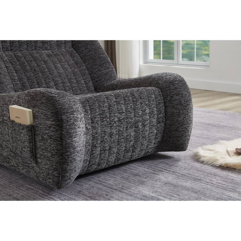 Giant Bean Bag Chair for Adults, Beanbag Fireside Lounger Chair Lazy Floor Sofa Accent Chair for Living Room, Bedroom