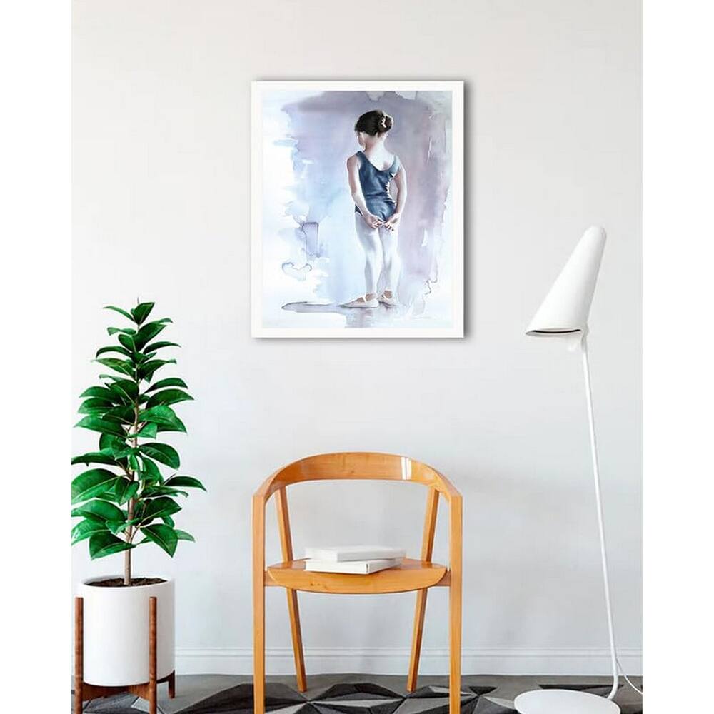 First Day at Ballet Framed Poster