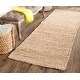 preview thumbnail 1 of 4, SAFAVIEH Handmade Natural Fiber Roksana Jute Rug - Natural - 2' 6" x 10'