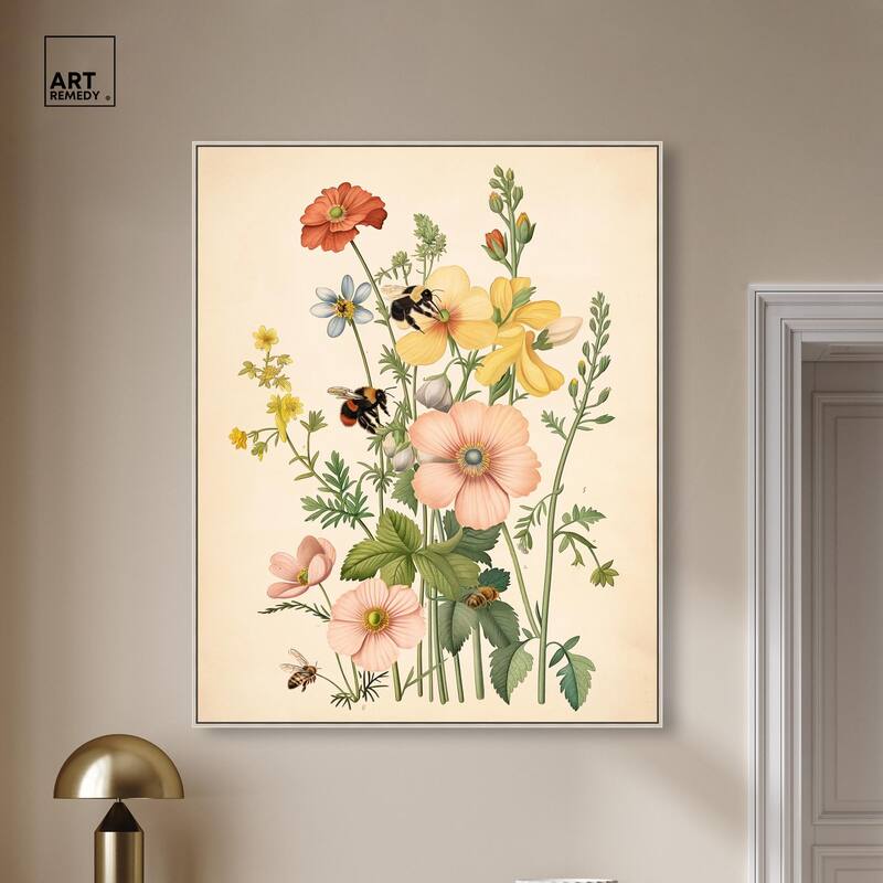 Pollinator Portrait I Canvas by Art Remedy