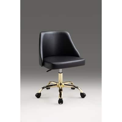 office chair with chrome base