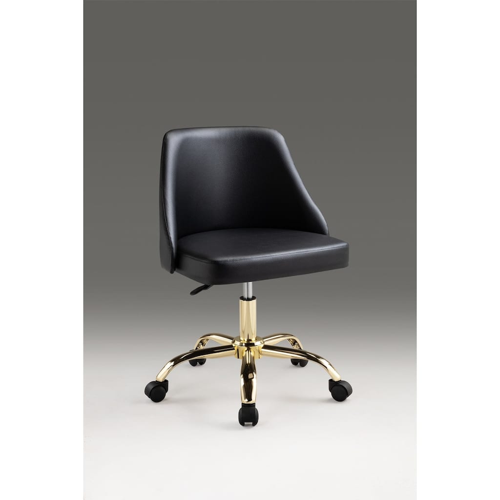office chair with chrome base