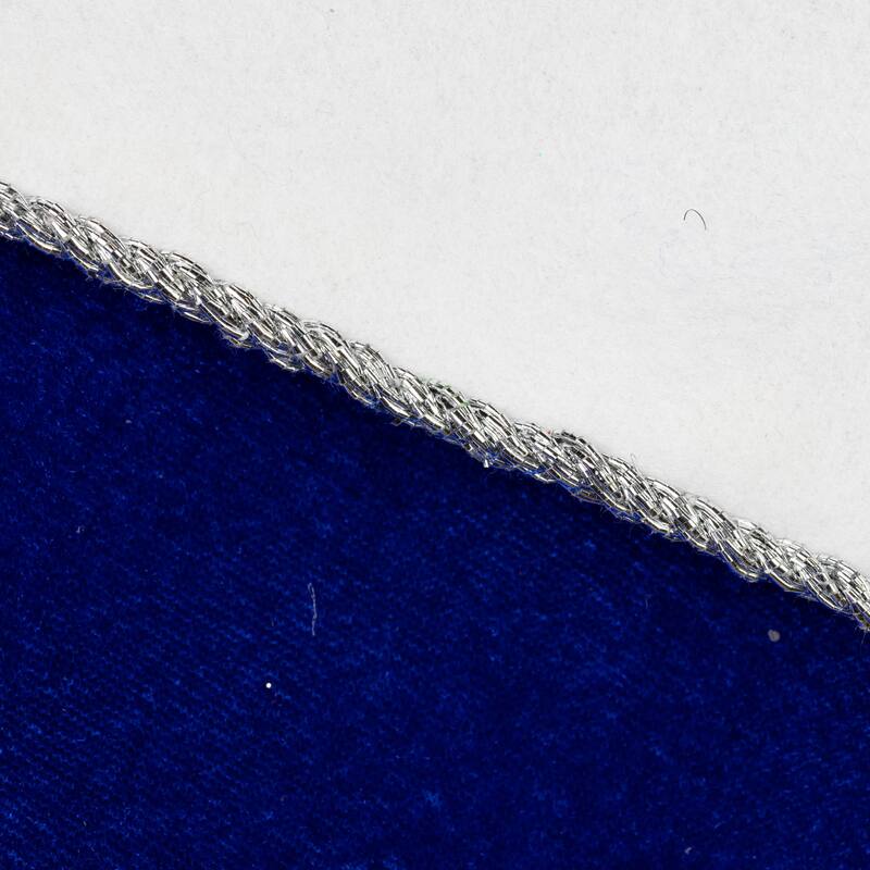 20" Dark Blue Embroidered Velveteen Snowman Stocking White Cuff