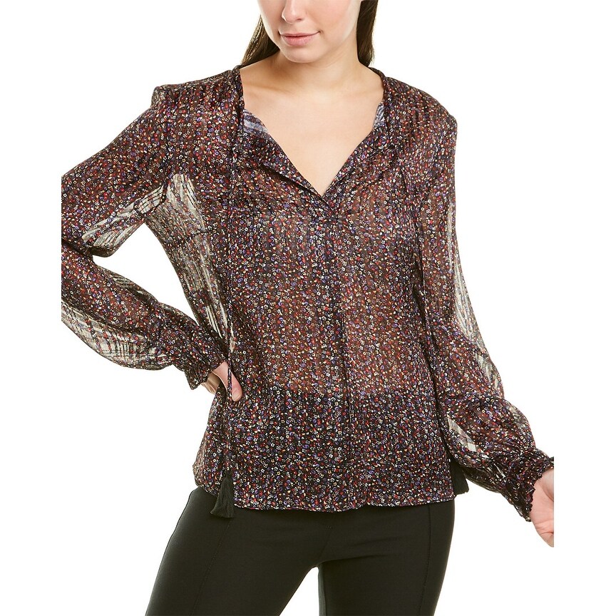 Shop Derek Lam 10 Crosby Floral Top Overstock 29796220 4