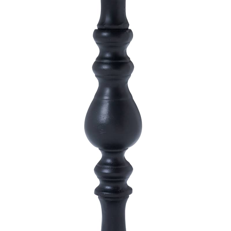 Renwil Yates Indoor Cast Aluminum Side Table, Matte Black