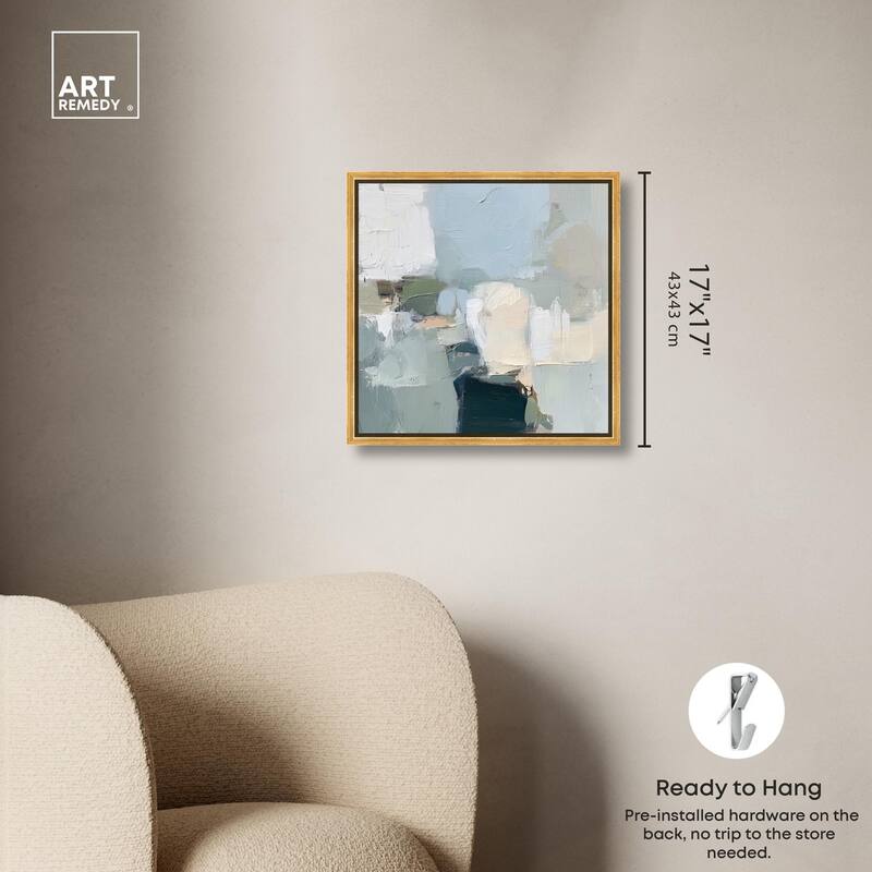 Seafoam and Sand I Canvas by Art Remedy