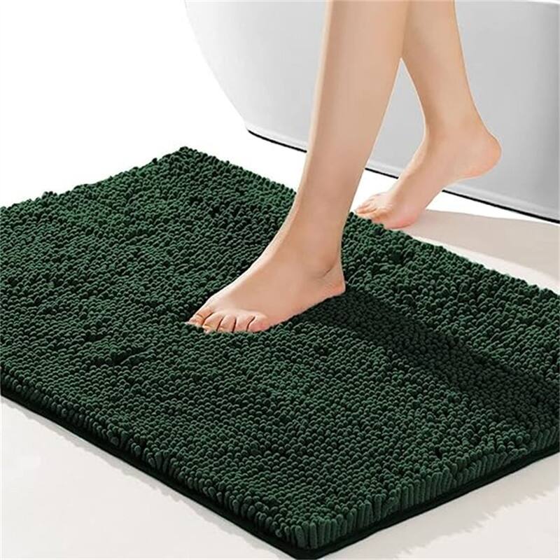 Non-Slip Bath Mat - Green - 17"×24"