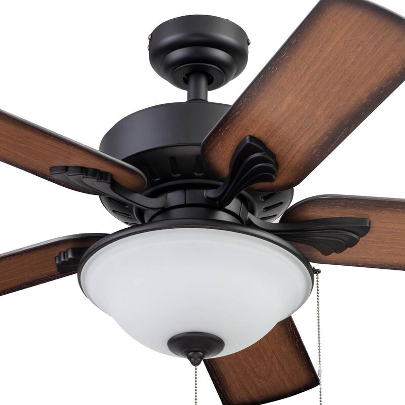 42" Prominence Home Viretta Wet Rated Indoor/Outdoor Ceiling Fan, Matte Black - 42