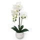 Artificial Phalaenopsis Orchid Flower Arrangement in Clay Pot 20in - On ...