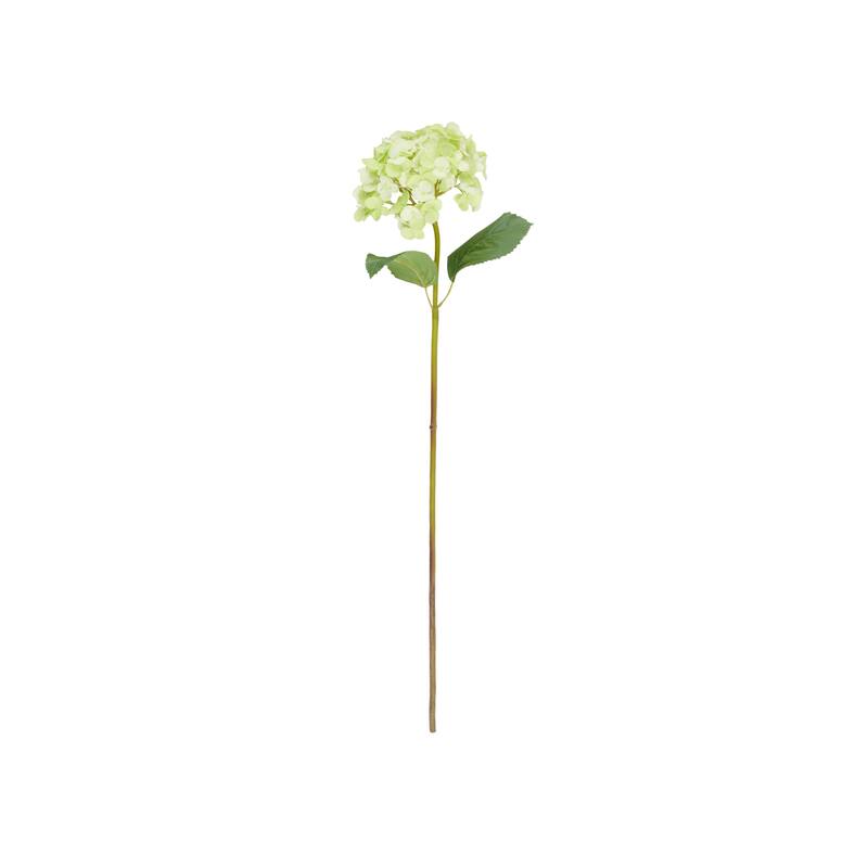 Green Faux Foliage Tall Hydrangea Artificial Flower Stem (Set of 8)