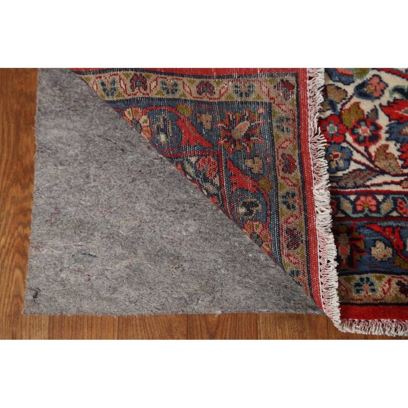 Vintage Vegetable Dye Lilian Persian Area Rug Hand-knotted Wool Carpet - 10'2" x 11'9"
