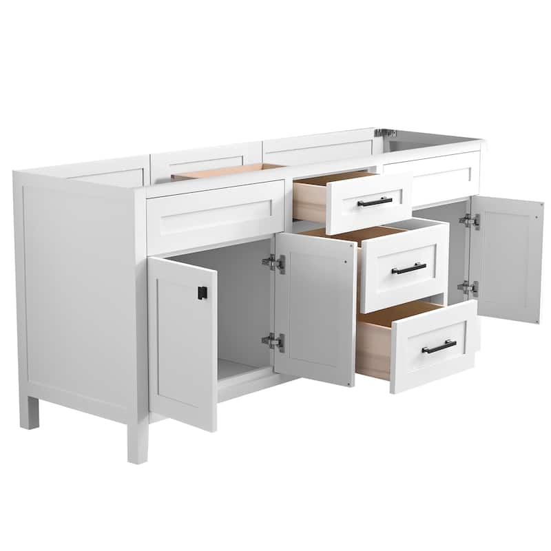 Nephelily 48" 60" 72" Bathoom Vanity Base Only, Easy-to-Install