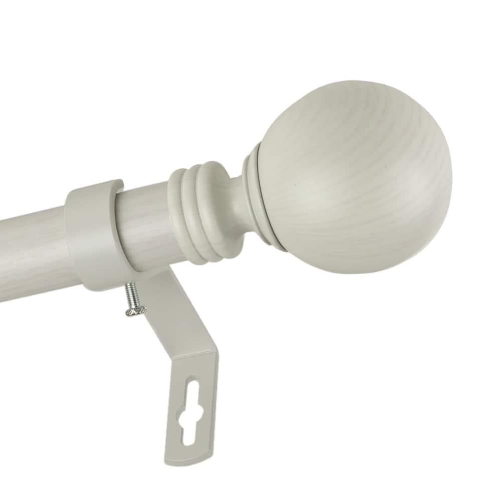 InStyleDesign Pellet 1 inch Faux Wood Curtain Rod