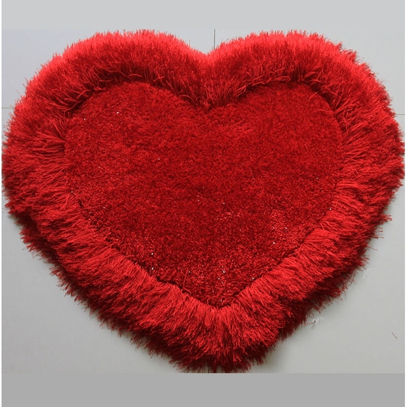 Heart online shaped rug