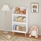 preview thumbnail 3 of 14, 3-Tier Kids' Book Rack with Reading Corner and Safety Features for Toddlers