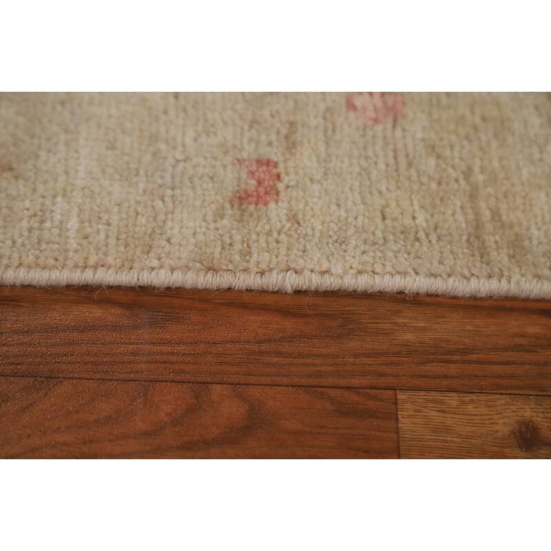 Traditional Oushak Turkish Oriental Area Rug Hand-knotted Wool Carpet - 3'10" x 4'10"