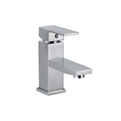 SAFAVIEH Solea Bliss Chrome 6-inch Single-handle Bathroom Vessel Faucet - 1.9" x 6" x 5.9"