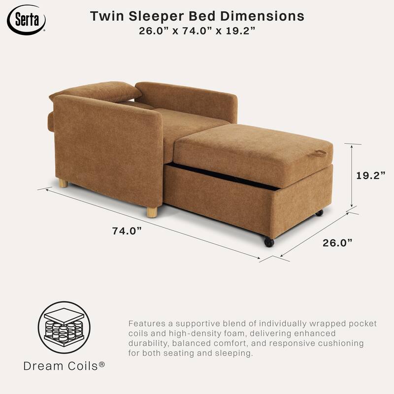 Serta Christine Convertible Chair