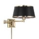 preview thumbnail 5 of 7, Uttermost Newmarket 1 Light Brass Sconce