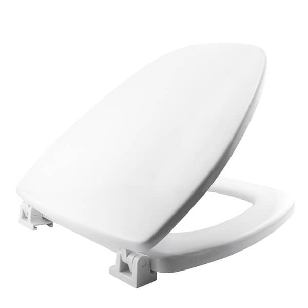 Bemis NW209E10 Round Molded Wood Toilet Seat for American Standard