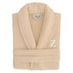 preview thumbnail 8 of 77, Authentic Hotel Spa Unisex Turkish Cotton Terry Cloth Bath Robe with single letter White Bookman Monogram. L/XL - Z