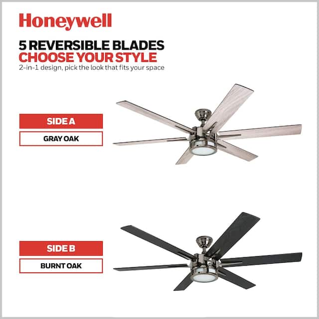 Honeywell Kaliza 56inch LED Ceiling Fan Overstock 29862625