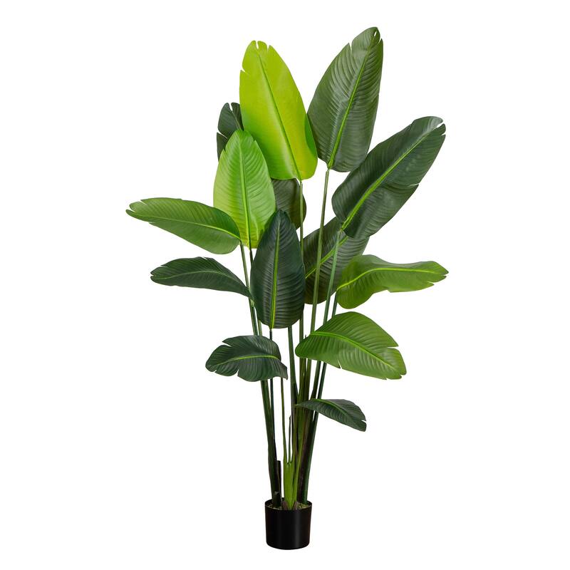 Potted Travelers Palm Artificial Tree - 6' - Green