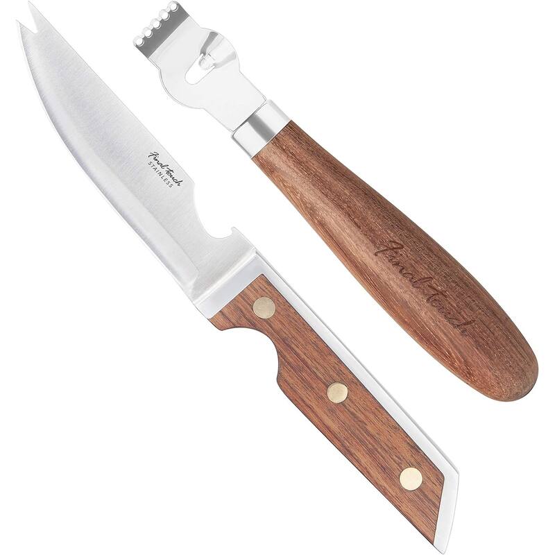 Final Touch Bartender's Bar Knife & Zester Set - Knife 8.7" L Zester 6.7" L - 2 Piece