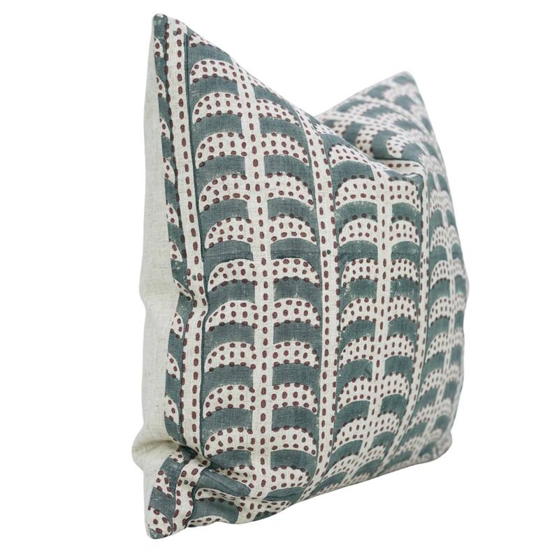 Fabdivine Linen Handmade Fall Decor 24x24 Pillow Cover Gray, Garud