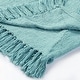 preview thumbnail 22 of 43, Ox Bay Handmade Tufted Diamonds Natural Cotton Throw Blanket