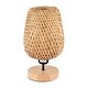 preview thumbnail 2 of 7, European Style Rubber Wood Table Lamp Woven Hotel Bedside Table Lamp