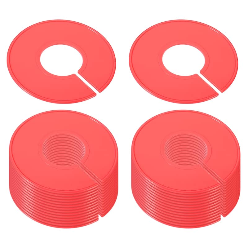 30pcs Clothes Dividers, Clothing Rack Size Dividers Round Separator