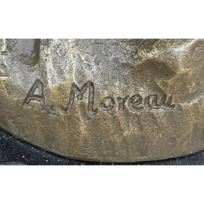 Vintage Style Bronze Putti Cherub Angel Child Cupid W/ Arrows Sculpture Statue