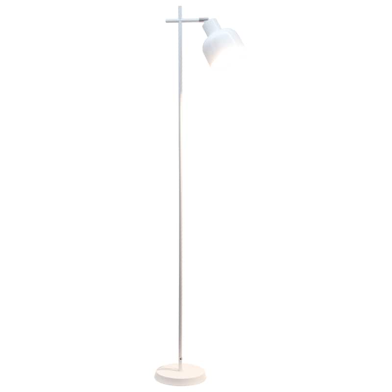 Metal Adjustable Spotlight Floor Lamp with Rotary Switch - 10.55 x 7.87 x 54.72 in. (L x W x H)