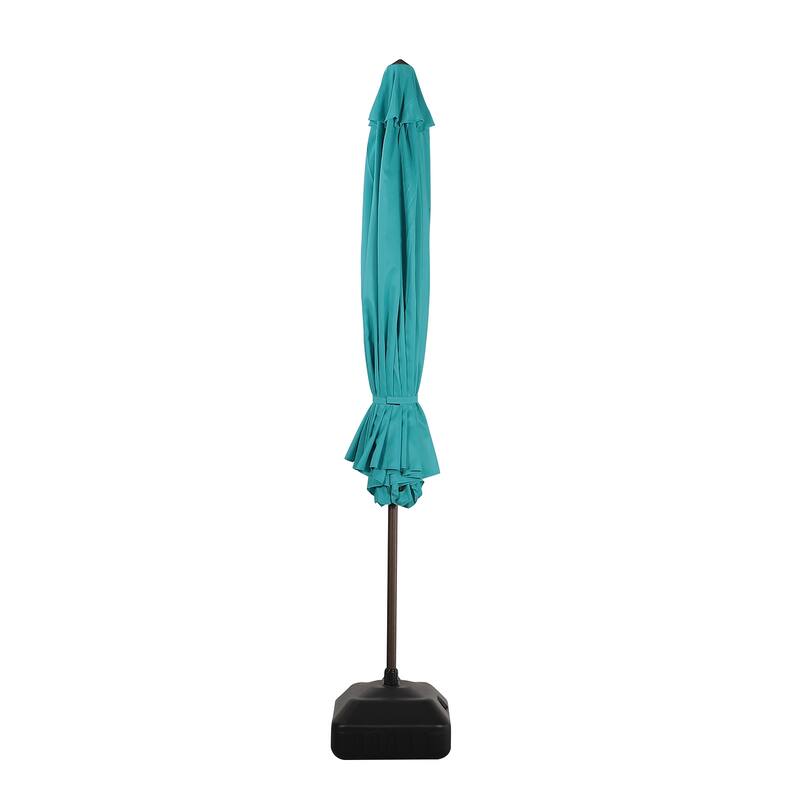 Outdoor 11’ Patio Umbrella with Crank, Base Included