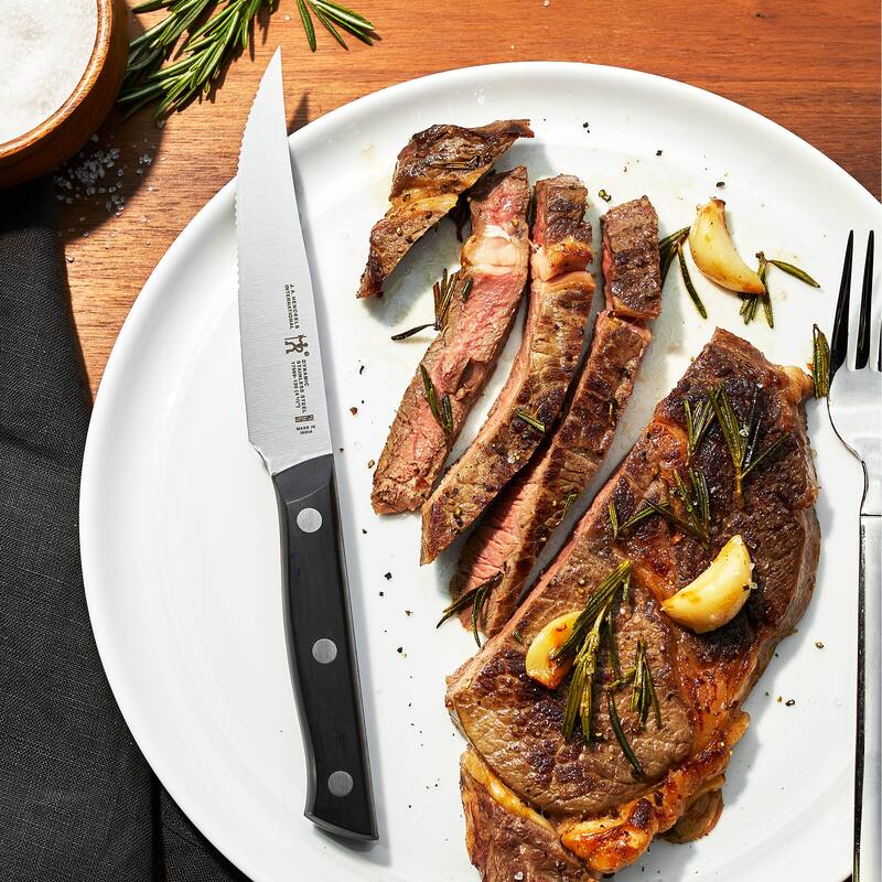 Henckels Dynamic Steak Knife Set - Black - 8-pc