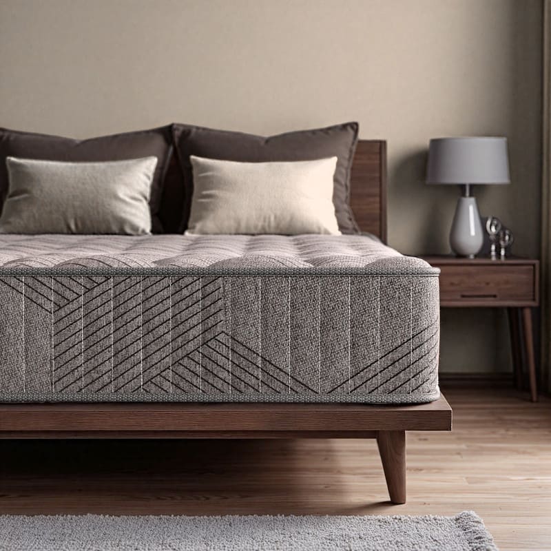 SweDrea 12-Inch Medium Firm Cooling Hybrid Mattress with CertiPUR-US & OEKO-TEX Certification