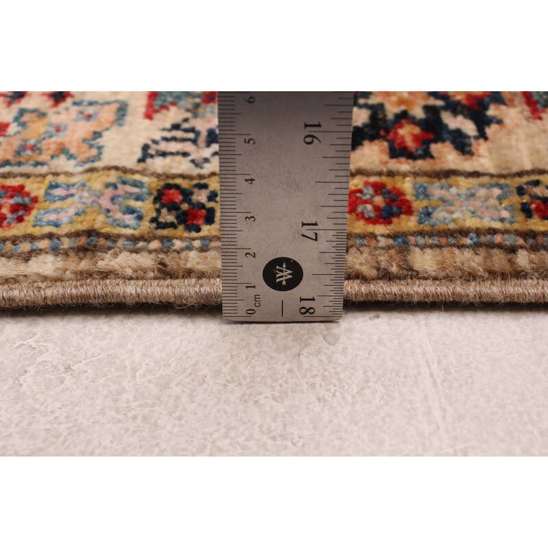 ECARPETGALLERY Hand-knotted Aryana Khaki Wool Rug - 2'11 x 7'11