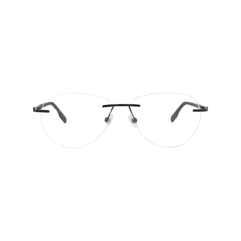 Montblanc Round-Frame Metal Optical Frames - Black Black Transparent - Black