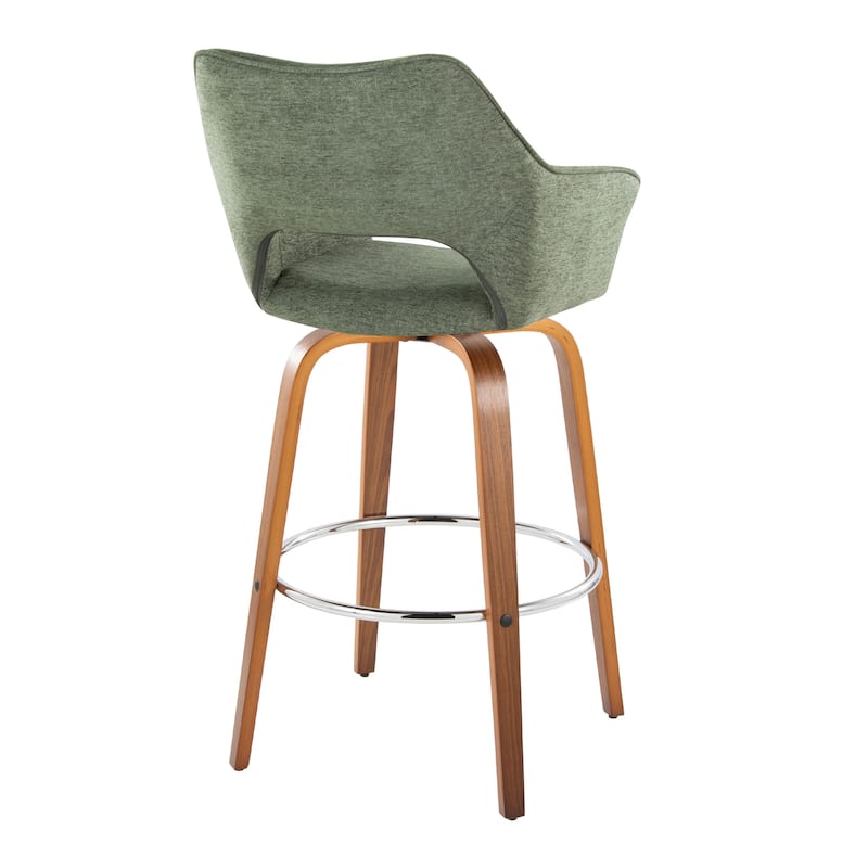 Mustang 30" Fixed-Height Xl Barstool - Set of 2