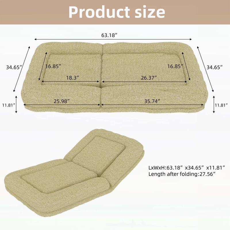 Sleek Modern Design Folding Sofa Chair with 5 Adjustable Positions for Gaming,Meditation,and Relaxation