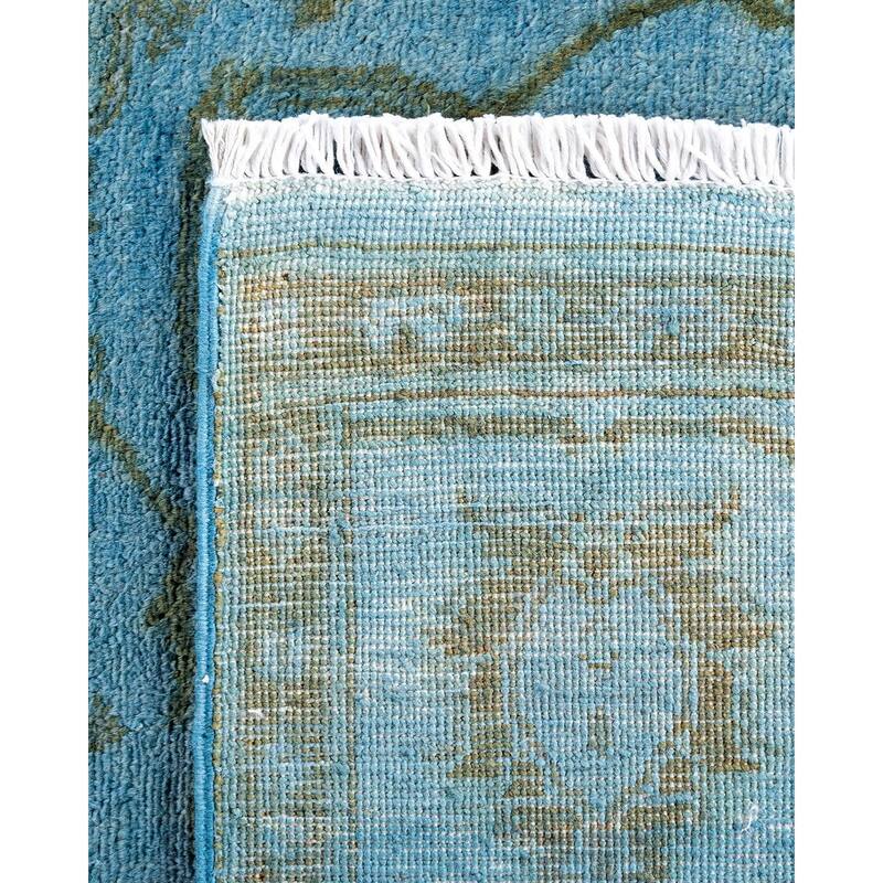 Vibrance One-of-a-Kind Hand-Knotted Area Rug - Blue, 4' 7" x 6' 5" - 4' 7" x 6' 5"