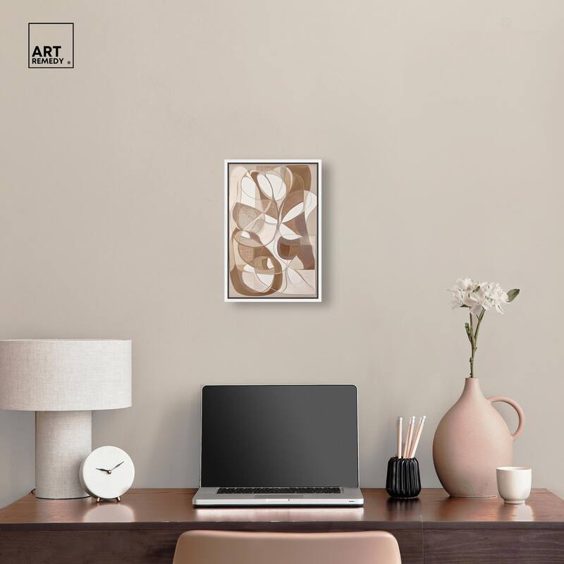 Mocha Dream Canvas by Art Remedy