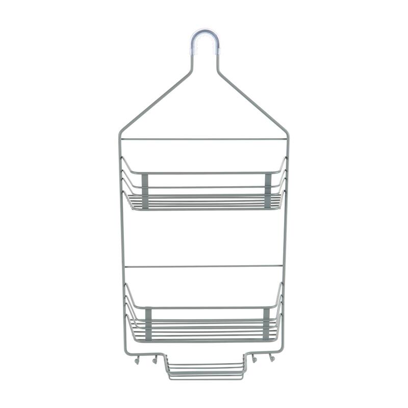 Bath Bliss 2 Tier Shower Caddy in Grey - 10.63 x 4.69 x 22.05
