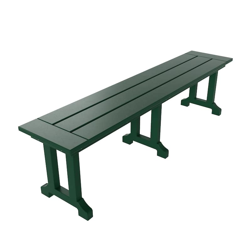 Laguna Hdpe All Weather Outdoor Patio 65" Bench